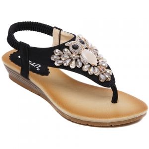Casual Rhinestones and Flip Flops Design Sandals For Women
