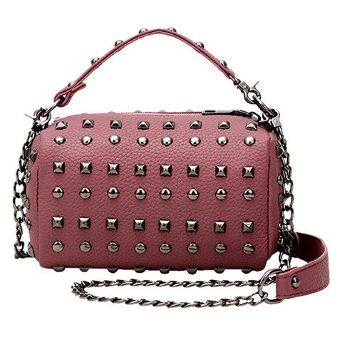 [56% OFF] Trendy Rivets And Chains Design Tote Bag For Women | Rosegal