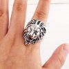 Punk Style Lion Head Shape Ring For Men -  