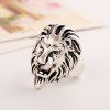 Punk Style Lion Head Shape Ring For Men -  