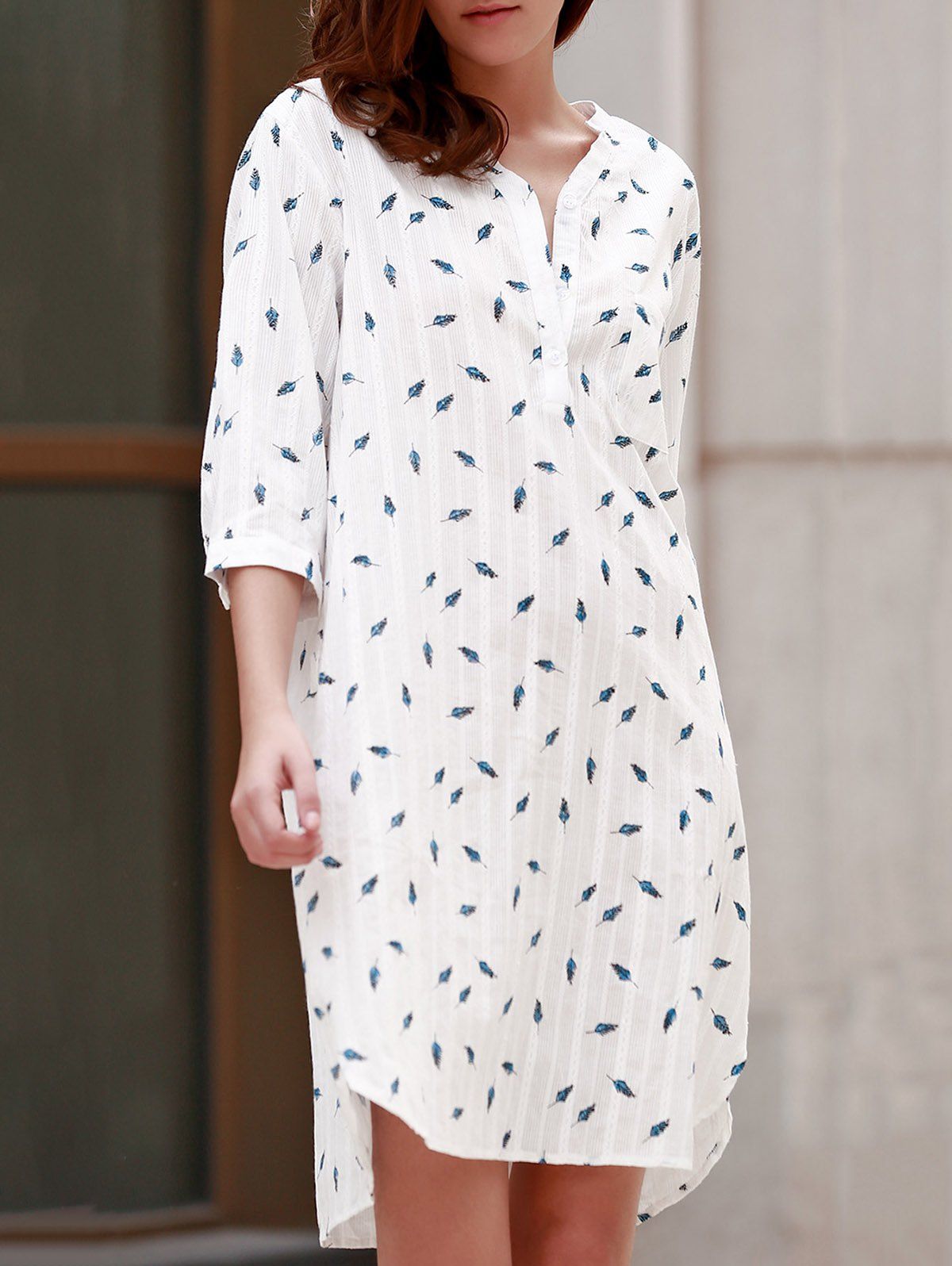 long sleeve casual shirt dress