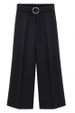 Stylish Solid Color Zipper Fly Paggy Women's Pants -  