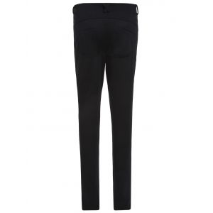 Black S Sexy Mid Waist Solid Color Bodycon Leggings For Women | RoseGal.com