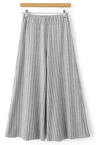 [25% OFF] Fashionable Elastic Waist Stripe Print Baggy Women's Pants