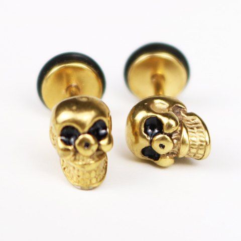 2018 Pair Of Vintage Skull Earrings For Men Rosegal