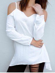 spaghetti strap over long sleeve