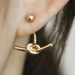 Knot Design Alloy Earrings -  