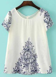 jewel collar blouse