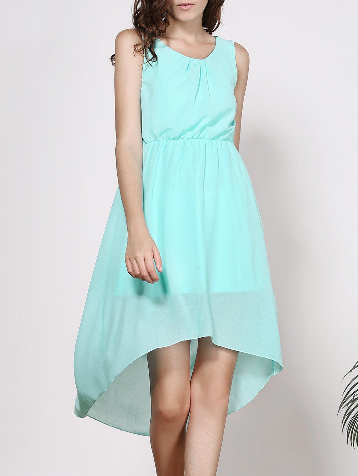 chiffon high low