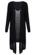 Trendy Hooded Solid Color Long Sleeve Women's Cardigan -  