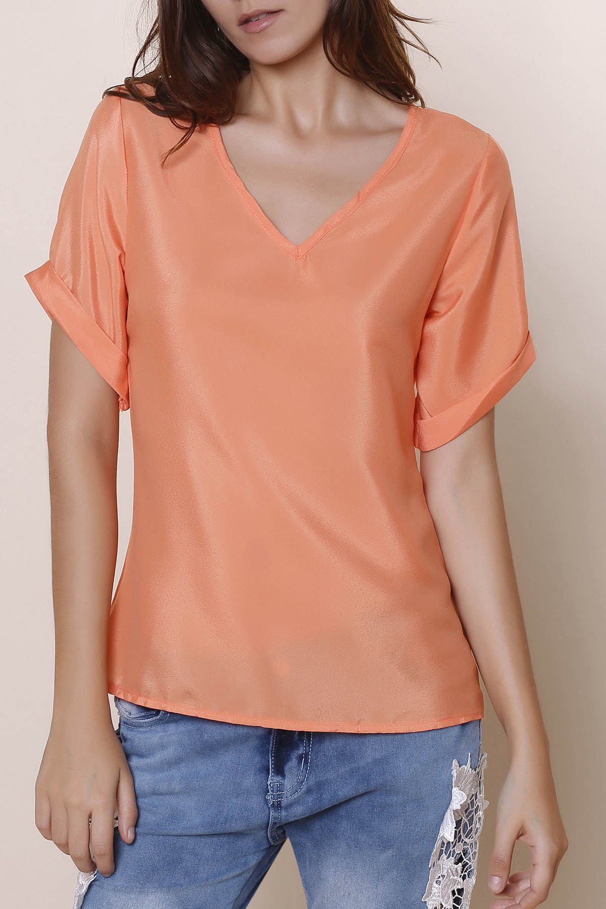 simple v neck t shirts