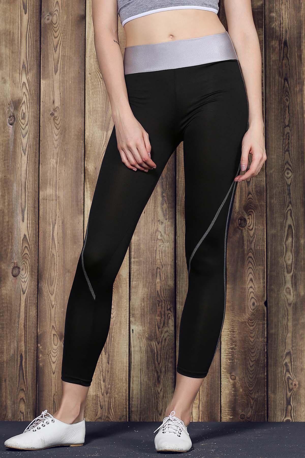 [49 OFF] Active Style Elastic Waist Stretchy Color