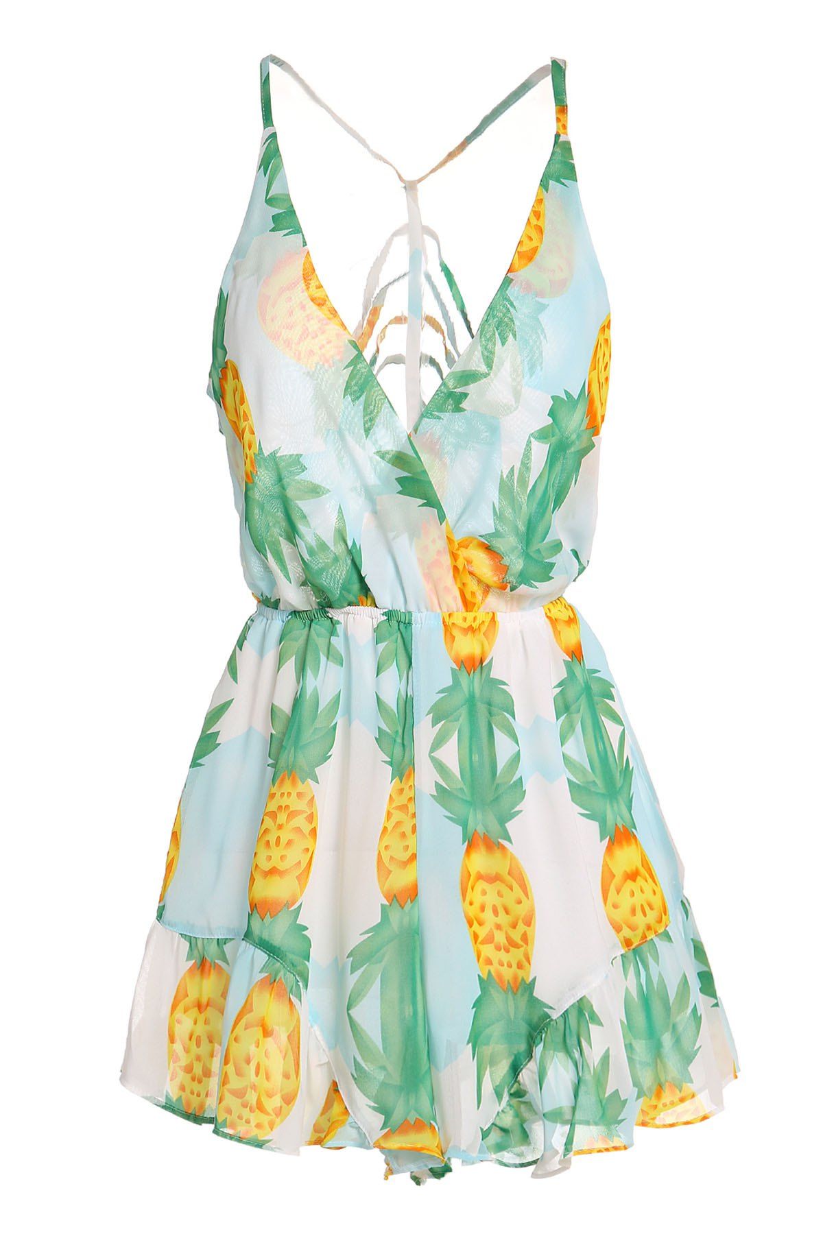 pineapple romper womens