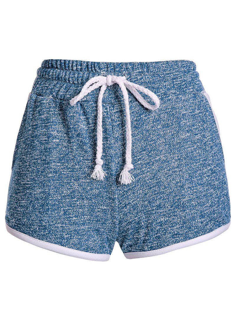 [15% OFF] Trendy Women's Drawstring Pocket Design Mini Shorts | Rosegal