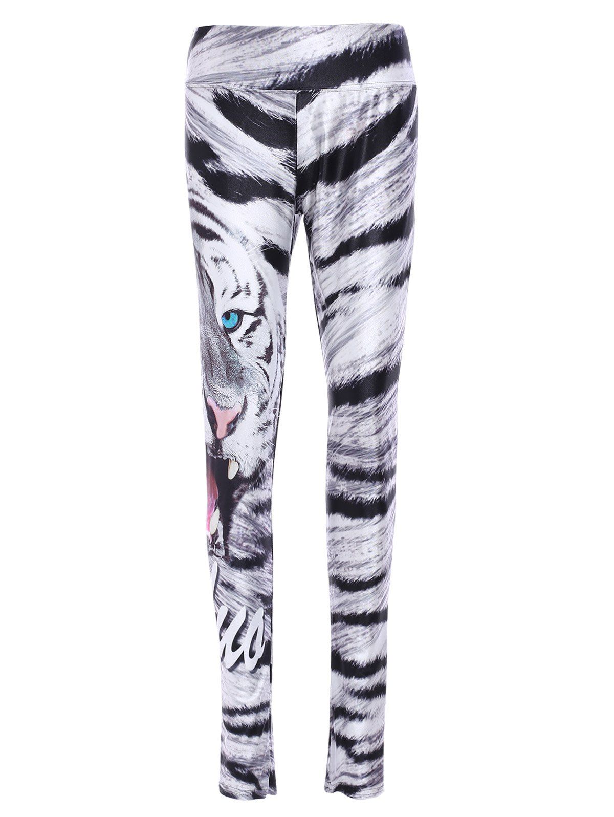 tiger print pants outfit