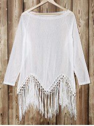 t shirt with tassels