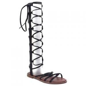 Leisure Cross Straps and Zipper Design Sandals For Women