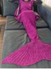 Fashion Sling Falbala Shape Mermaid Tail Design Blanket -  