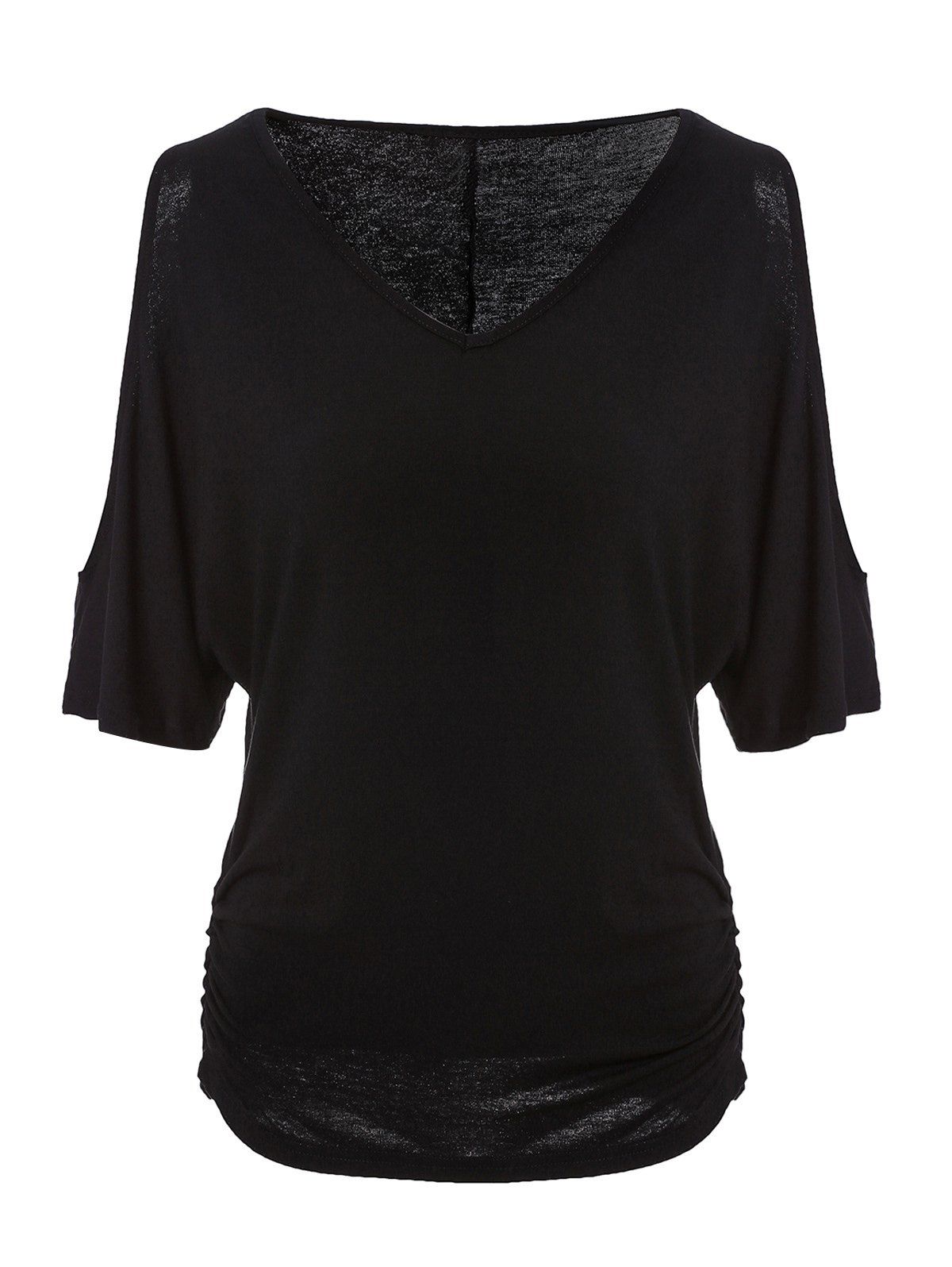 v neck half sleeve t shirt