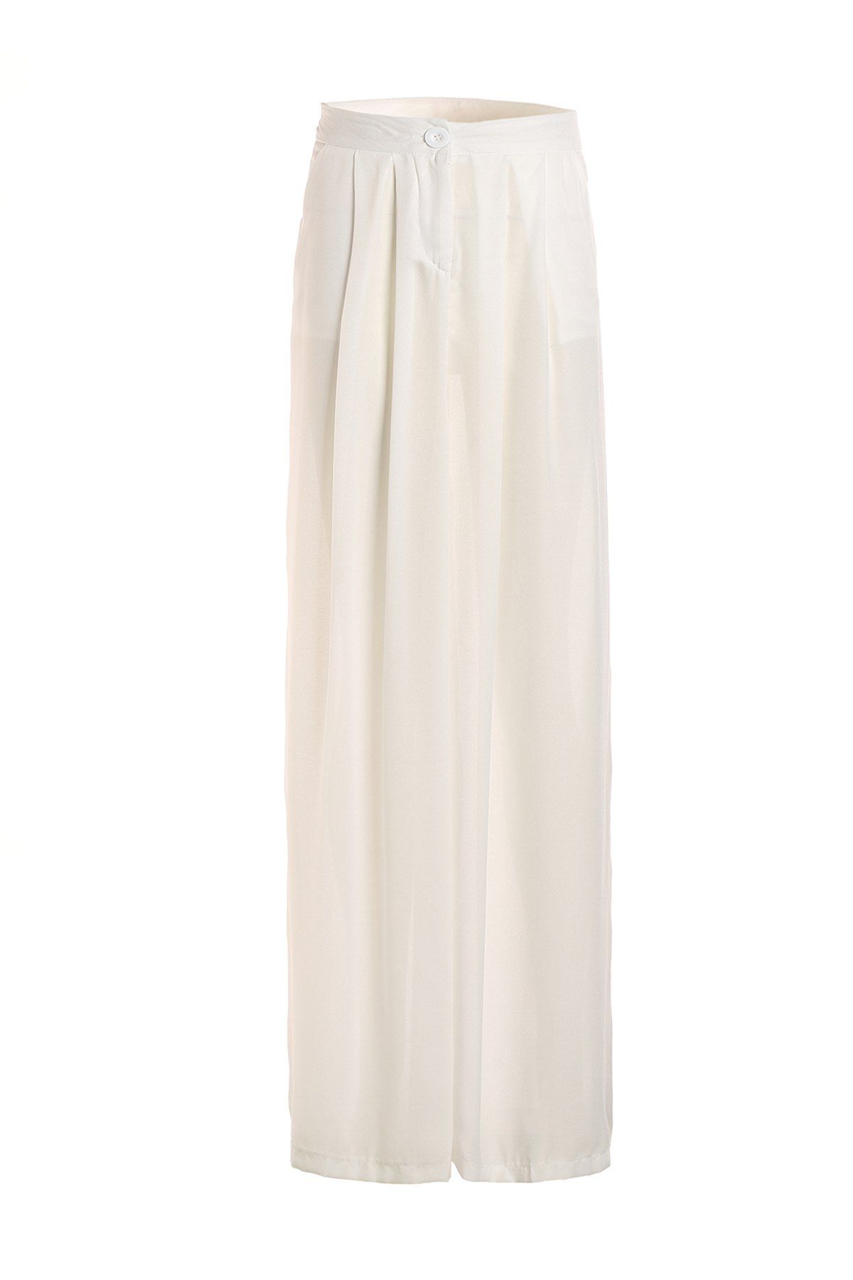 pink linen wide leg pants