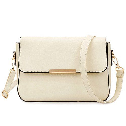 [16 OFF] Simple Style Metal And Closure Design Crossbody Bag For Women Rosegal