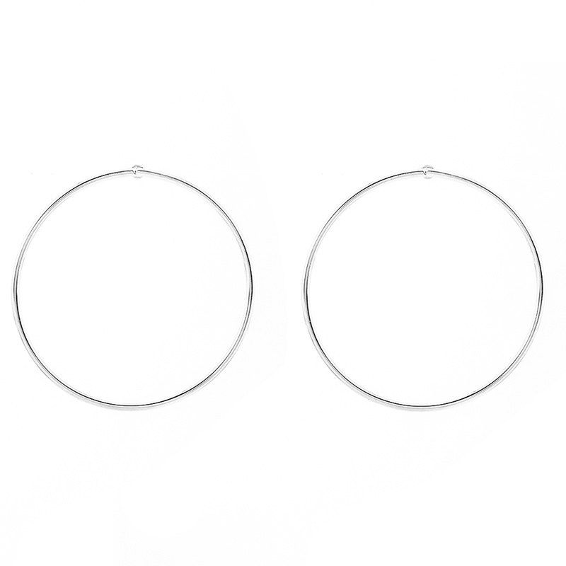 Outfit Pair of Circle Alloy Stud Earrings  