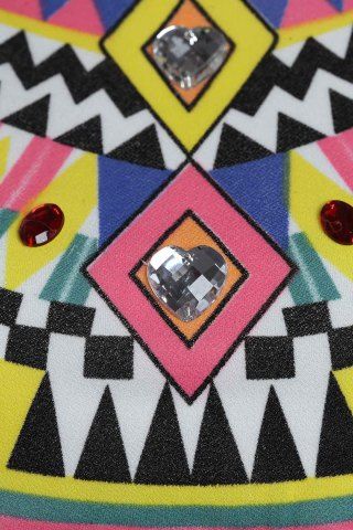 Ruffled Sleeveless Print Bohemian Chiffon African Maxi Dress