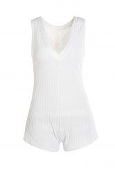 rosegal refreshing backless knitted sleeveless