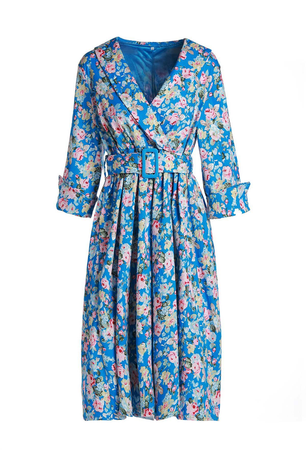 shawl collar dresses with sleeves