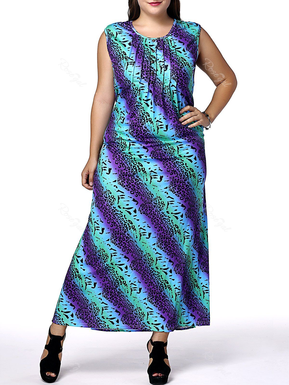 sleeveless african dress