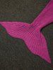 Fashion Sling Falbala Shape Mermaid Tail Design Blanket -  