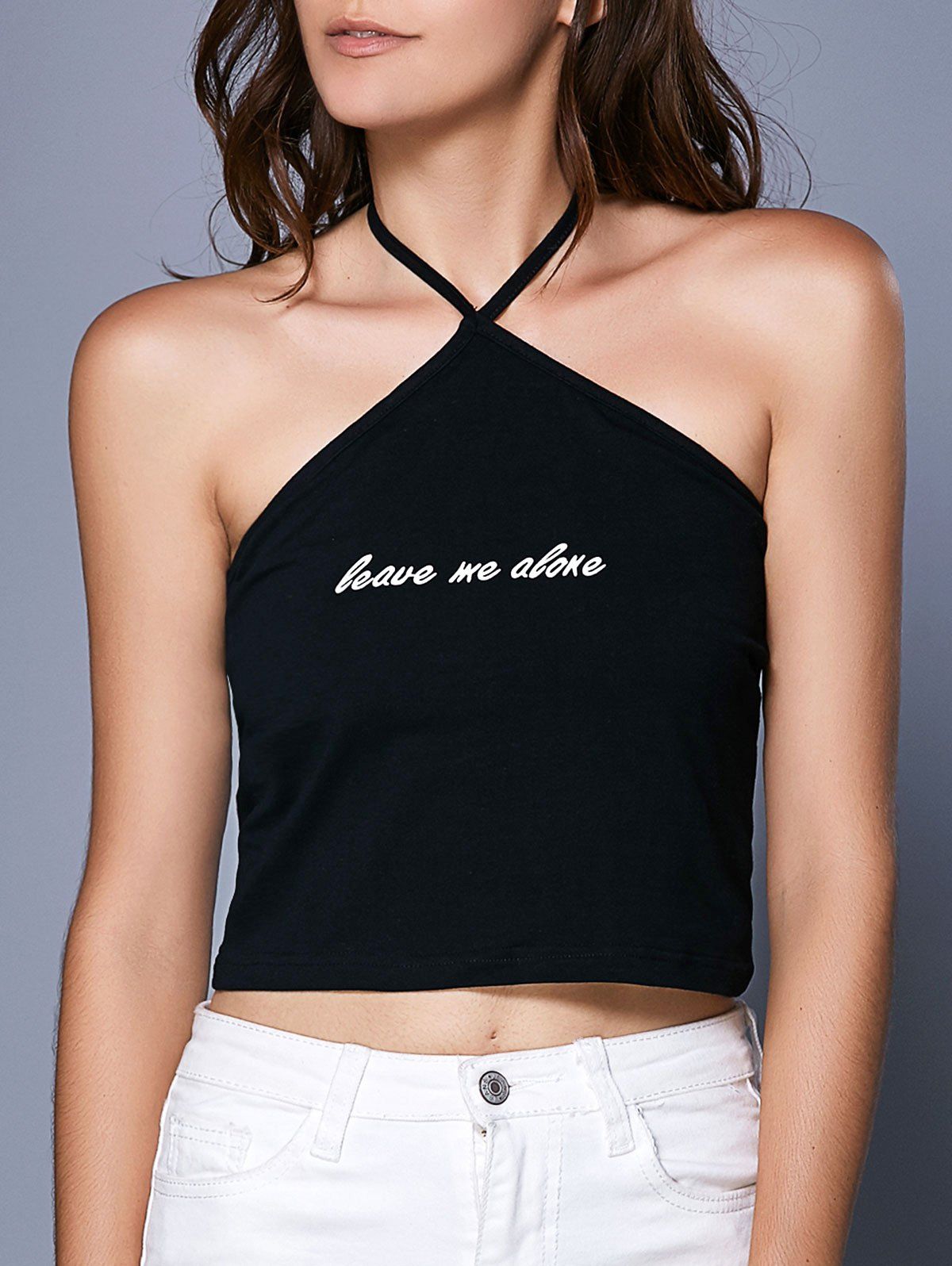 Women's Letter Graphic Crop Top – Notched Neck Short Sleeve Tee For Casual Wear