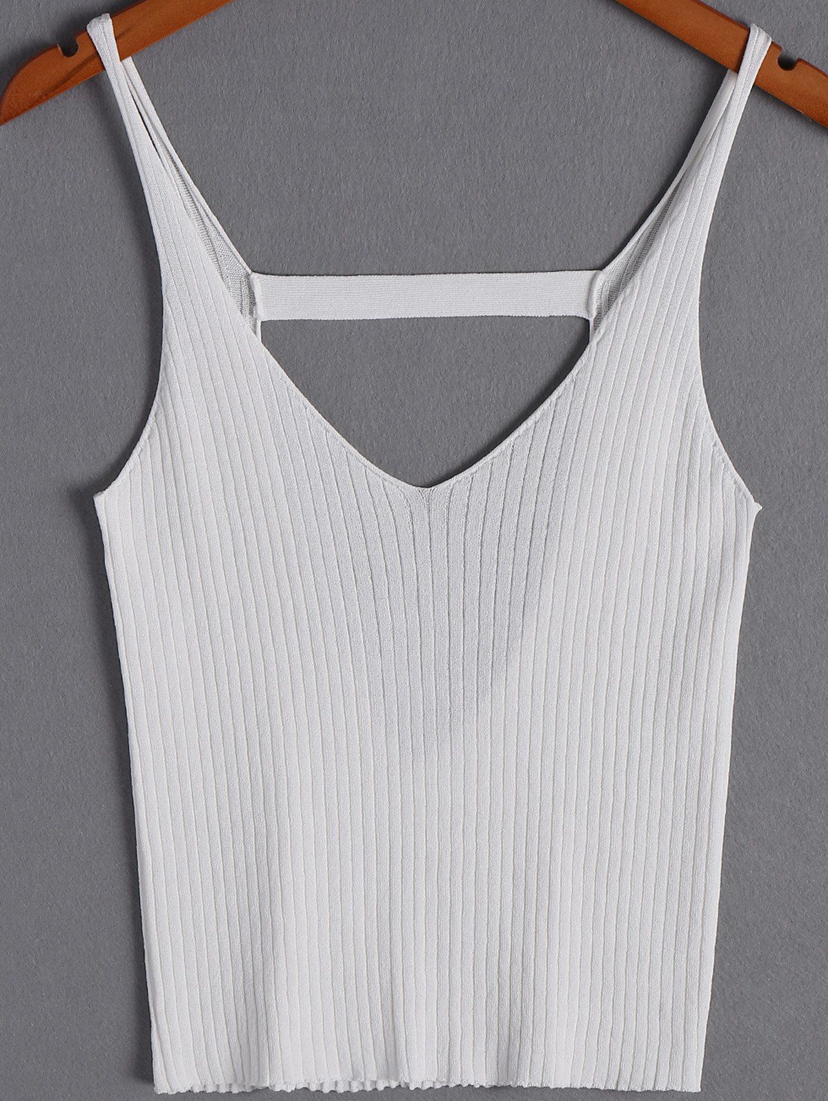 v neck spaghetti