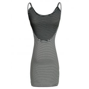 Stripe S Women's Stylish Striped Sleeveless Tank Dress | RoseGal.com