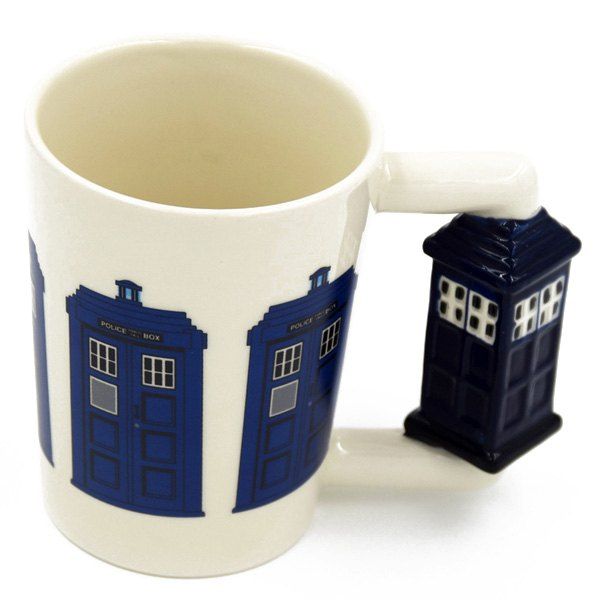 

Creative 3D Cartoon Police Station Shape Handle Coffee Cup Ceramic Mug, Off-white