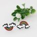 Pair of Sweet Rainbow Earrings For Women -  