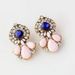 Pair of Vintage Rhinestone Water Drop Embellished Earrings For Women -  