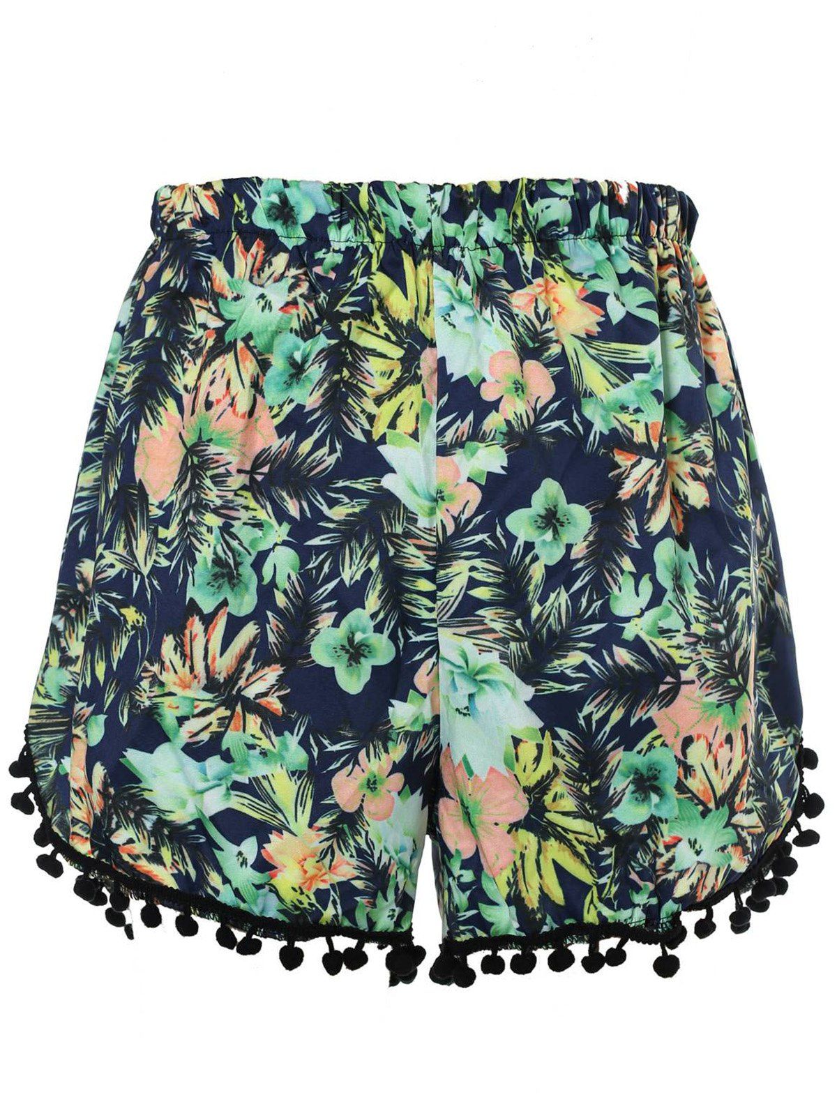 [42 Off] Bohemian Floral Print Shorts For Women Rosegal