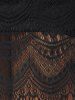 High Waist Fringed Midi Skirt -  