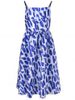 Fashionable Spaghetti Strap Loose-Fitting Dress With Printing For Women -  