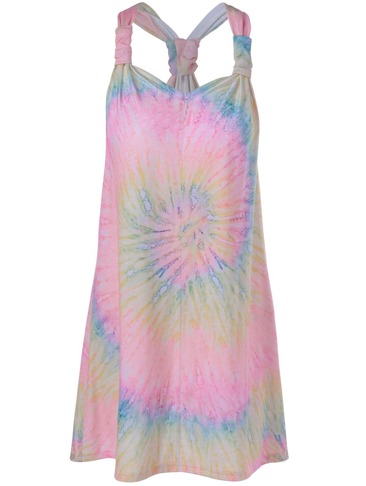 tie dye racerback dress