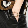 Hollow Out Big Round Circle Bracelet -  