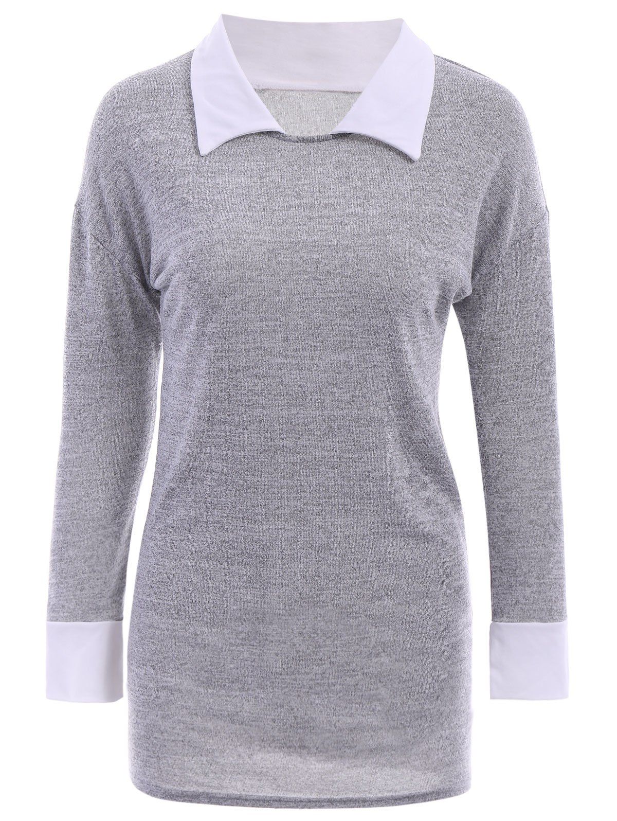 flat collar shirt womens