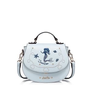 Mermaid Embroidered Crossbody Bag