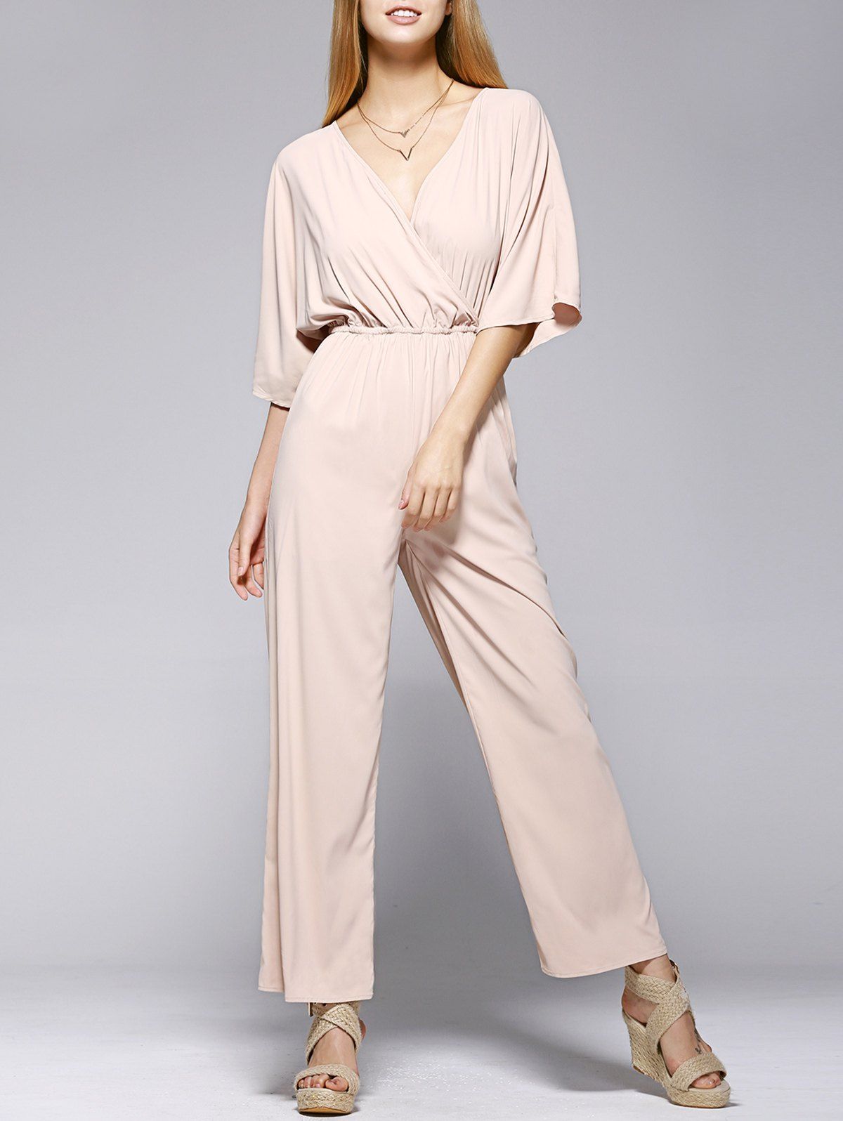 half sleeve jumpsuit