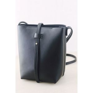 Strap Black Crossbody Bag