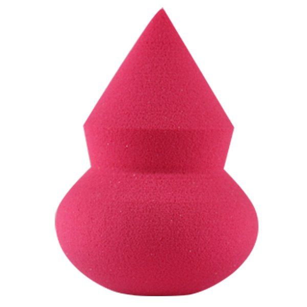 

Stylish Cusp Gourd Shape Water Swelling Makeup Sponge Powder Puff, Rose madder