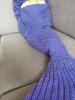 Falbala Shape Mermaid Tail Design Knitted Baby Blankets -  