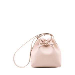 Leather String Shoulder Bag