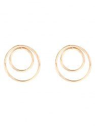 Circles Minimalist Design Earrings -  